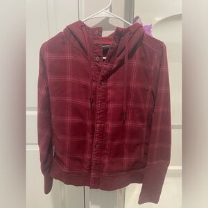 Marmot flannel hoodie